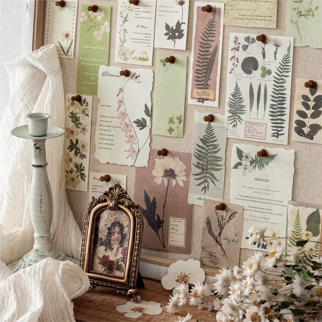 100 PCS Dried Flower Series Material Pack