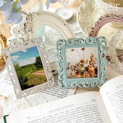 10 Pcs Relievo Style Photo Frame Deco Paper Pack