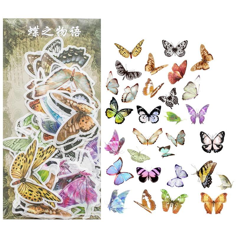 Lot de 60 autocollants en papier Washi 