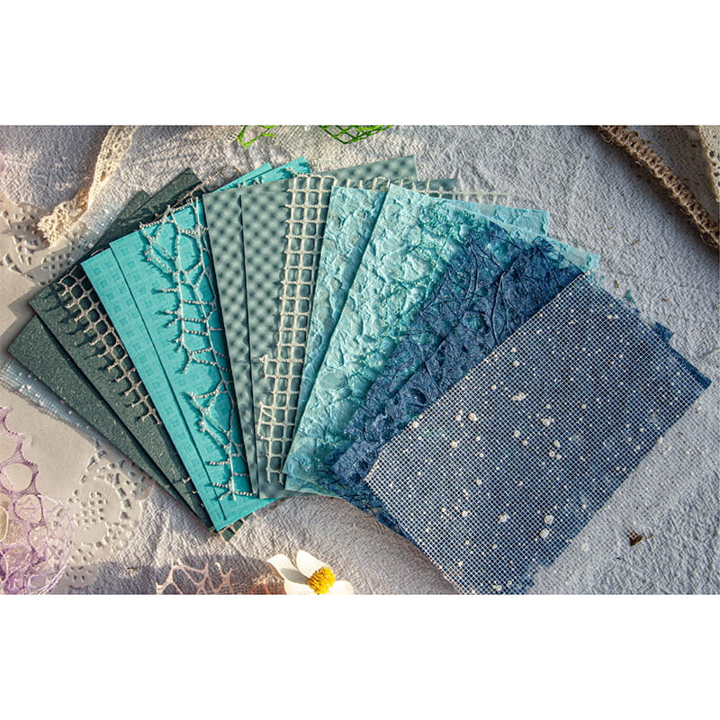 Lot de 16 feuilles de papier mixtes 
