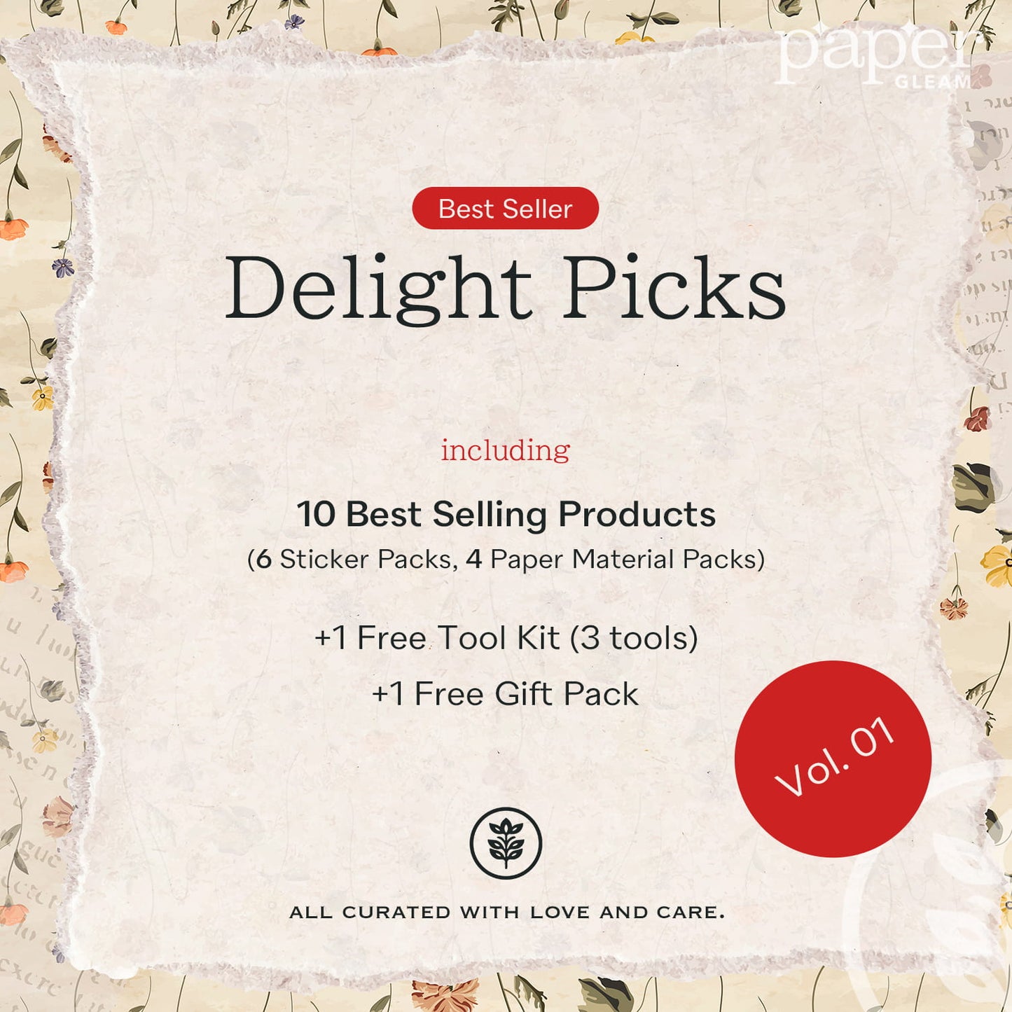 PaperGleam™ Delight Picks (Vol. 01) | Best Seller