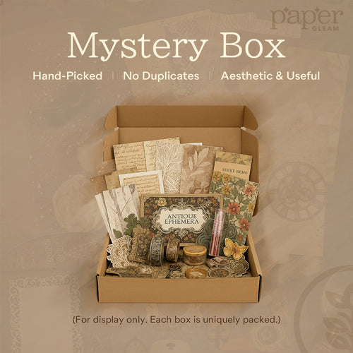 Vintage-Inspired Ephemera Scrapbooking Mystery Box