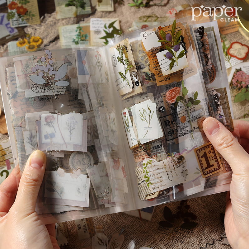20 Sheets Pre-cut PET Sticker Book