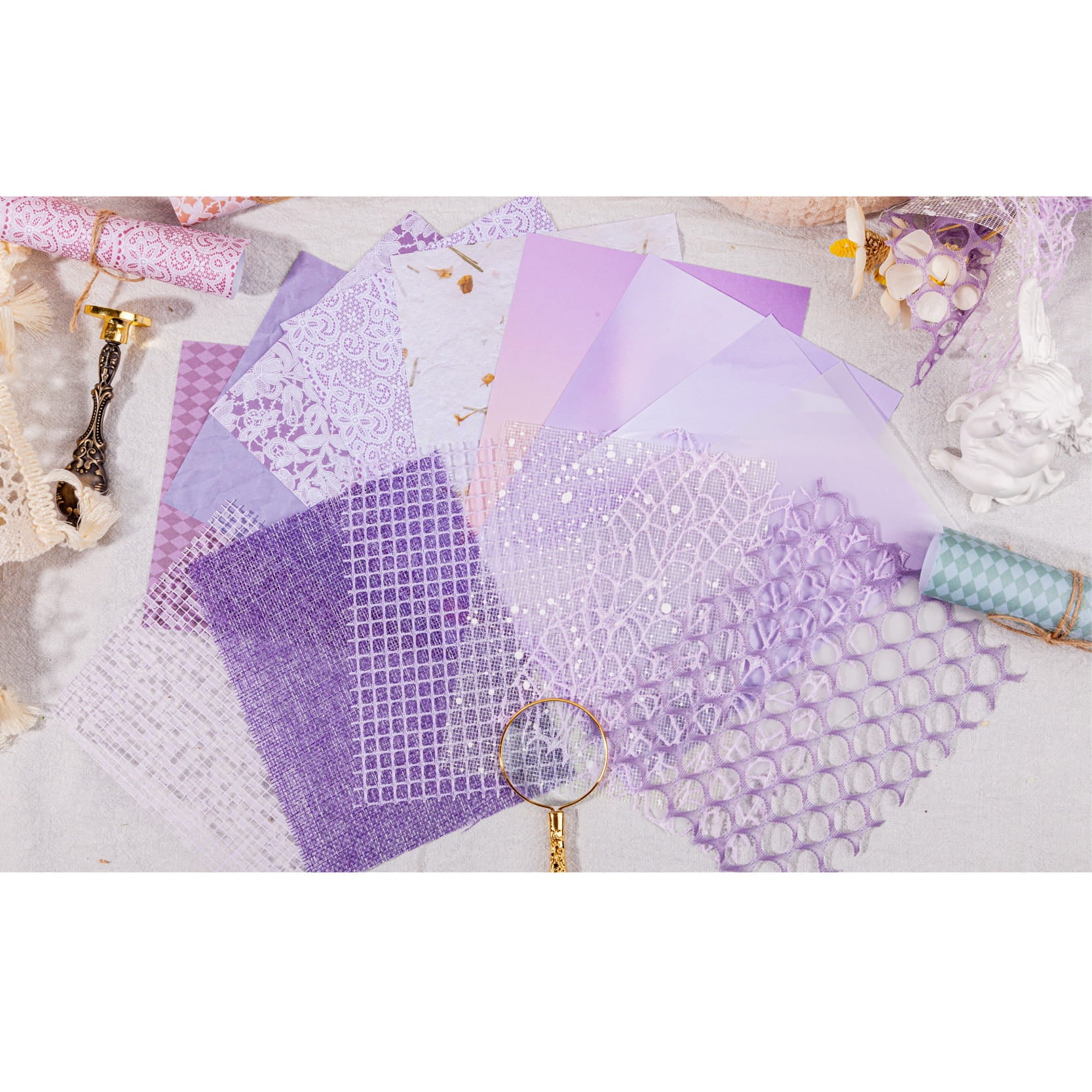 15-teiliges Paket aus verträumten Materialien