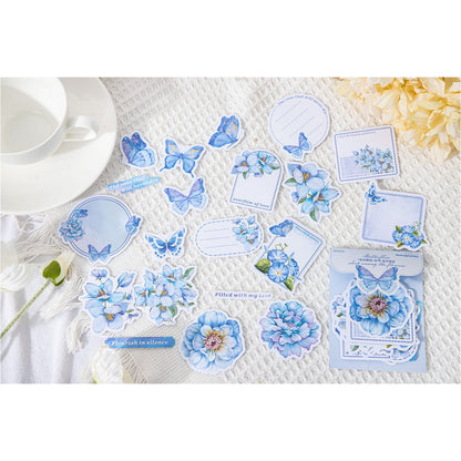 40 Pcs Floral and Butterfly Journal Deco Sticker Pack