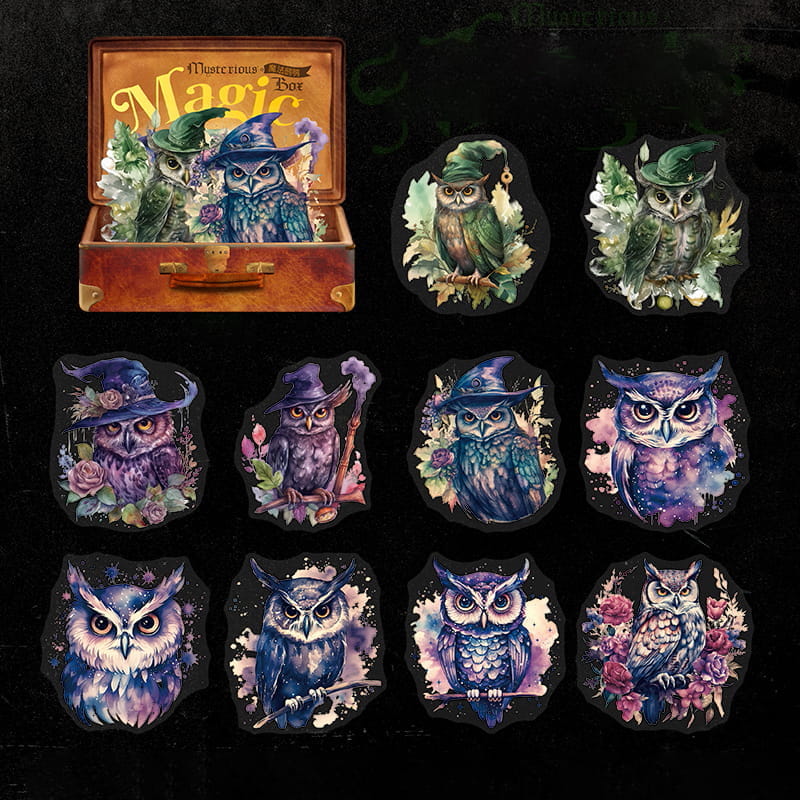 Pack de 20 autocollants mystères magiques