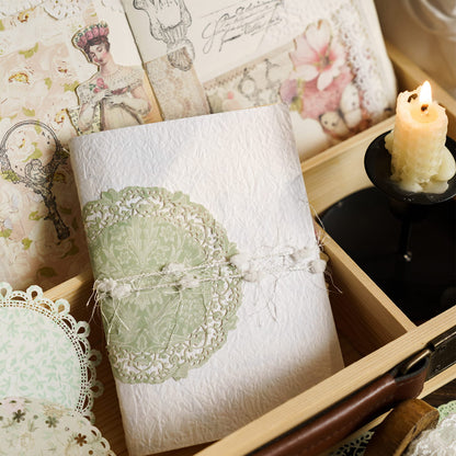 10 Pcs Hollow-out Vintage Lace Style Deco Paper