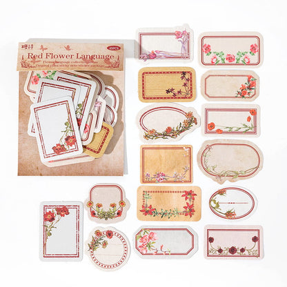 45 Pcs Botanical Theme Deco Sticker Pack