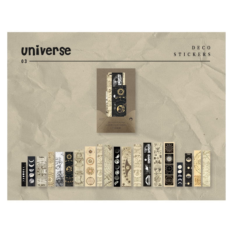 Lot de 40 bandes autocollantes en papier Washi